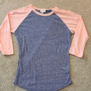 Women's LuLaRoe Baseball Tee, XS